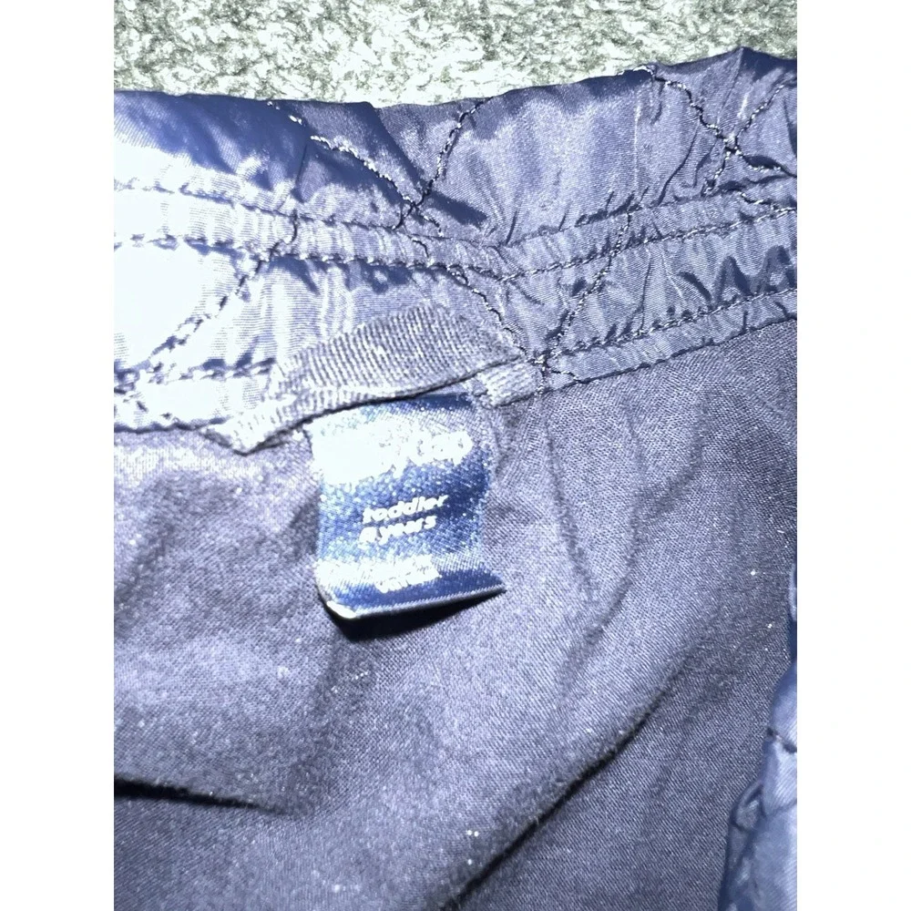 Baby Gap‎ Quilted Navy Blue Pea Coat with Sherpa Lining 4